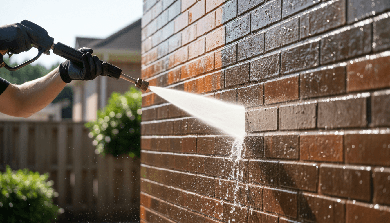 Quality craftsmanship in pressure washing